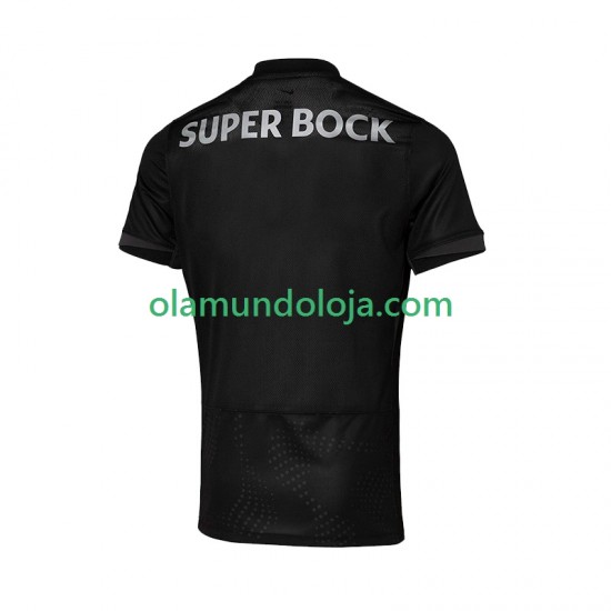 Camisola Sporting CP Homem Equipamento Segundo 2025-2026 Manga Curta